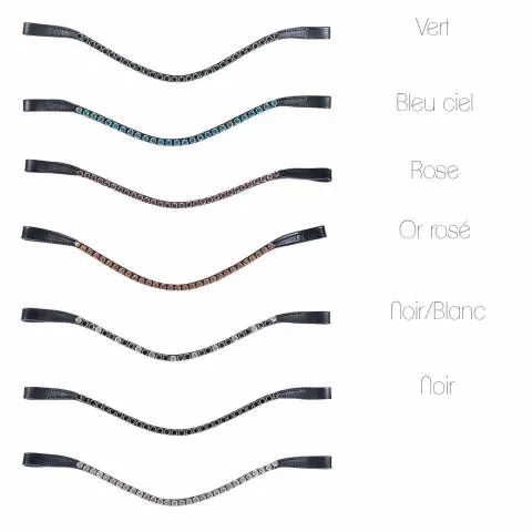 Authentique Frontal Prcious - HKM - Rose - poney