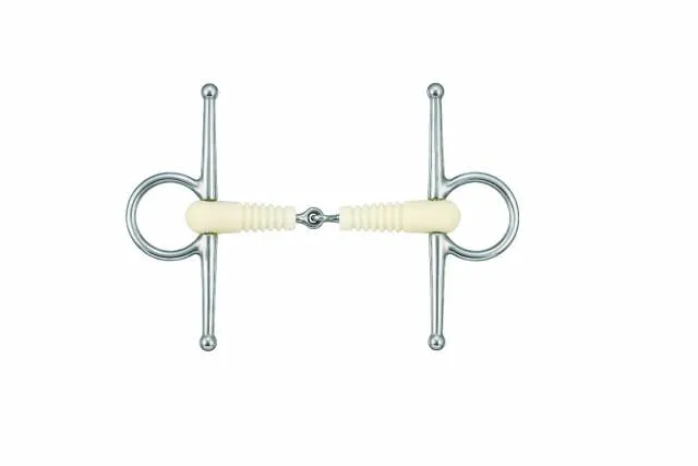 Mors aiguilles simple brisure ribbed - Happy Mouth - 125 mm Populaire
