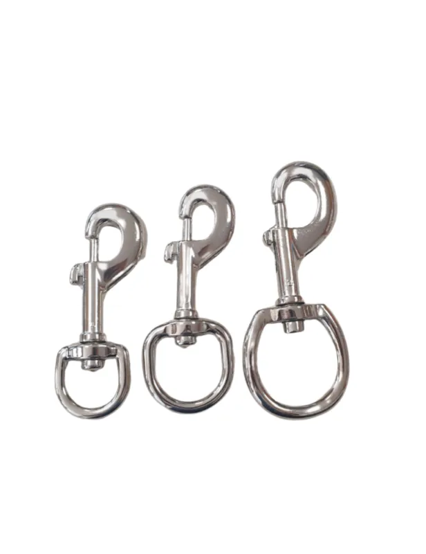 Mousqueton simple – acier nickel – petit Top Vente