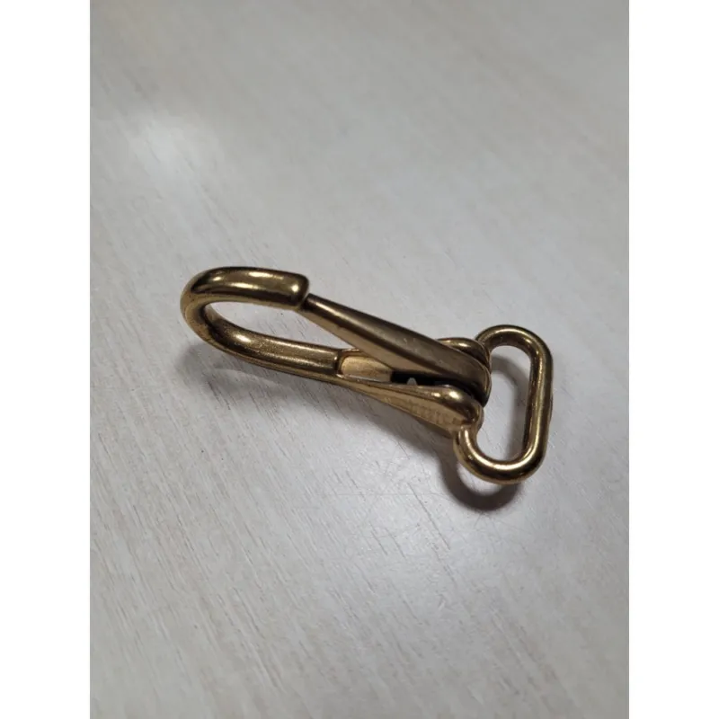 Mousqueton de collier de chasse – Laiton Paiement Scuris