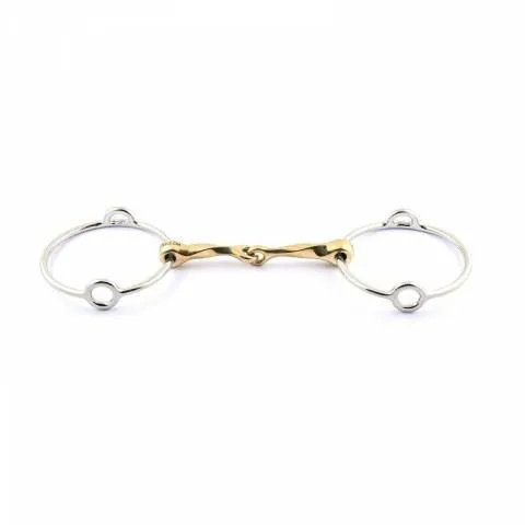 Mors releveur torsad grands anneaux - Jump in - 135 mm Affaire Saisir