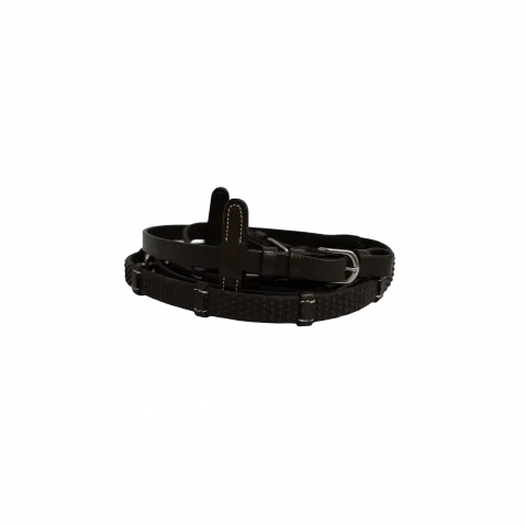 Prix Promo Rnes caoutchouc Soft Linea arrtoirs - Canter - 16mm - Noir