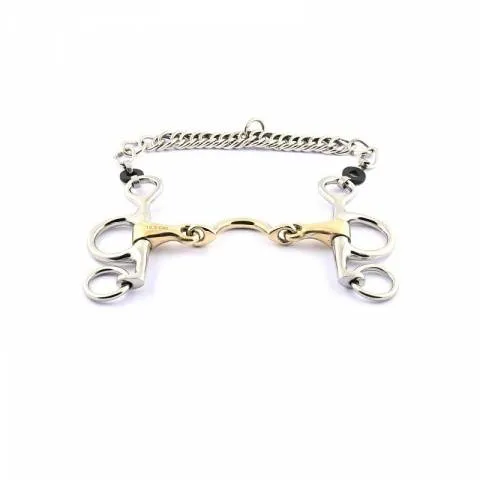 Mors Pelham petites branches double brisure passage de langue - Jump in - 125 mm Acheter Direct