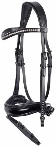 Offre Exclusive Bridon Diamond Lacque - Harry's Horse - Noir - Poney