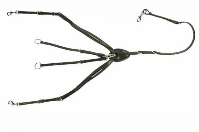 Collier de chasse Stella HKM - Noir - Poney Quantit Limite