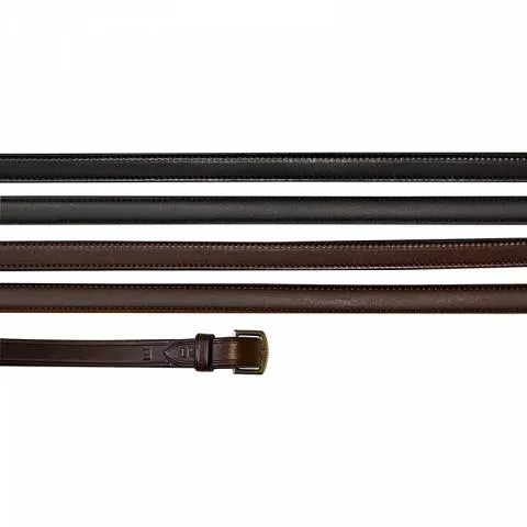 Rnes anglaises rembourres – Thinline – antidrapantes – NOIR – 54&Prime; – 135 cm Soldes