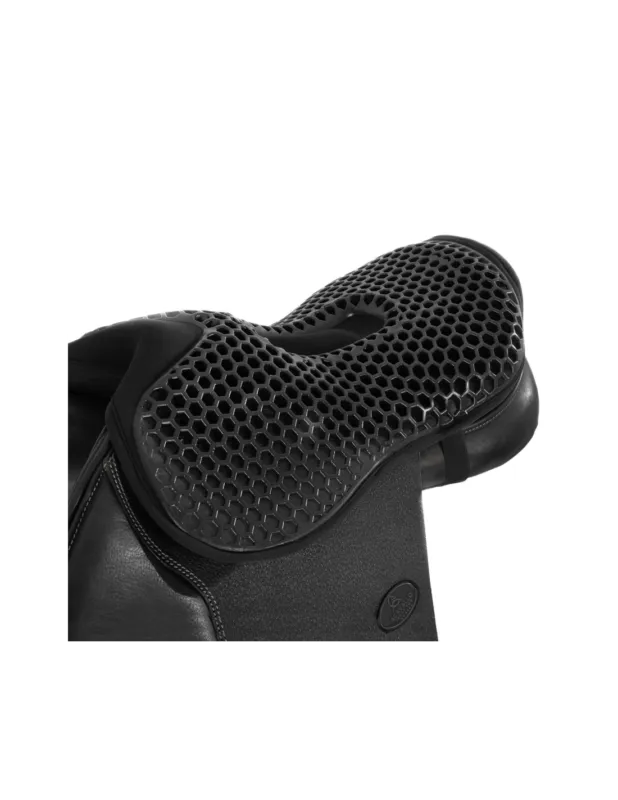 Couvre-selle Ortho-Pubis en Gel Dri-Lex 20mm - Acavallo - Noir - Medium Prix Promo