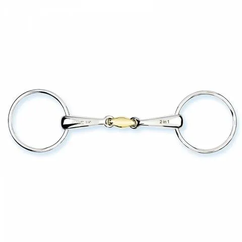 Filet de bride 2 anneaux - STUBBEN - 125 cm Achat Immdiat