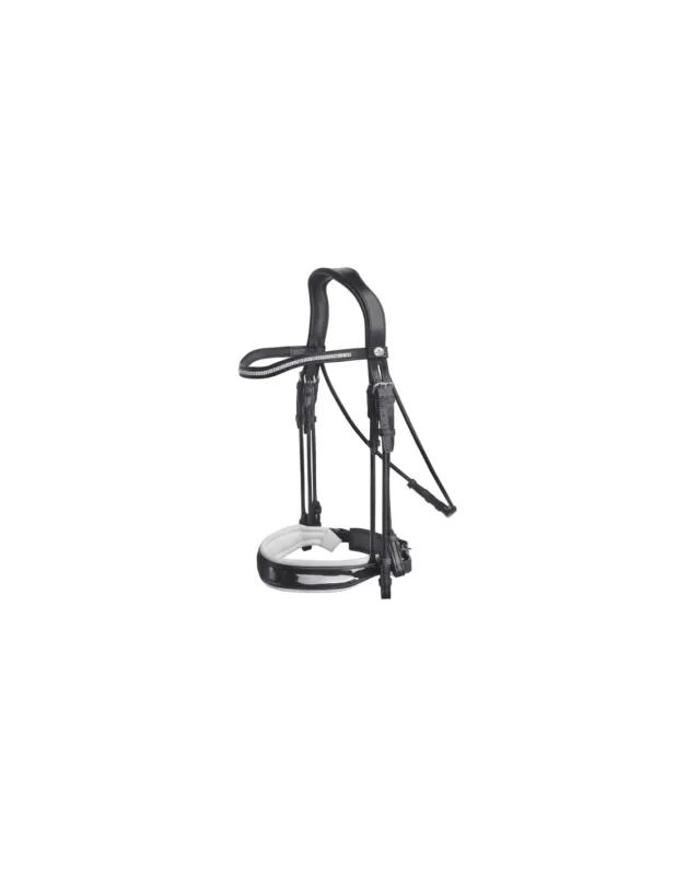 Paiement Scuris Bride de Dressage 3E158 - Prestige - Noir - Cob