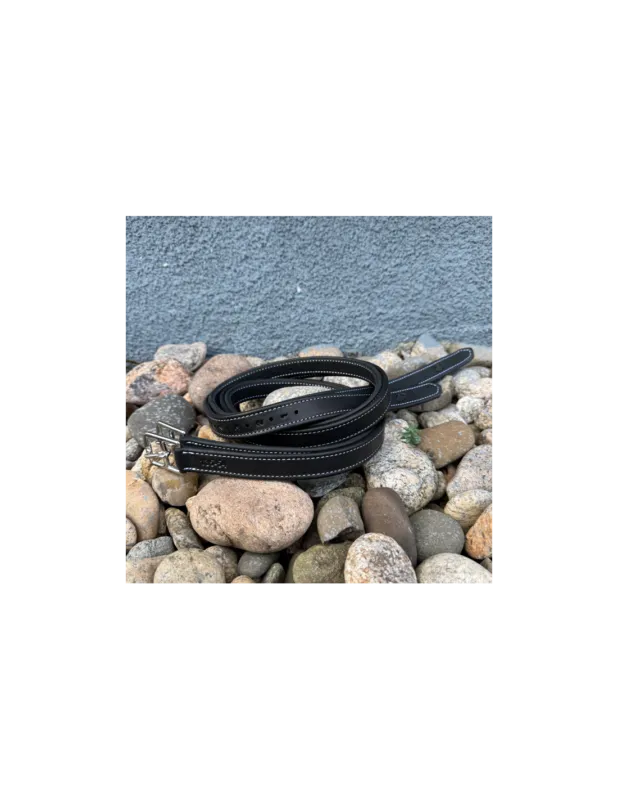Produit De Marque trivires en Cuir – Sellerie Fouilloux – Noir – 135 cm