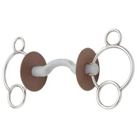 Mors 3 anneaux passage de langue Beris - 130 MM - canons soft Dernire Chance