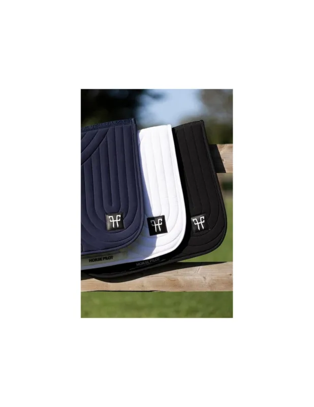 Tapis de Selle Mixte Ergonomique – Horse Pilot – Blanc Populaire