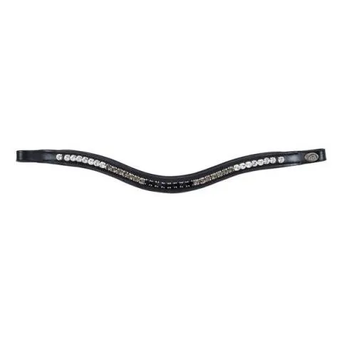 Offre Spciale Frontal rembourr vague strass – Noir / Gris / Blanc – Noir/gris/blanc – Full