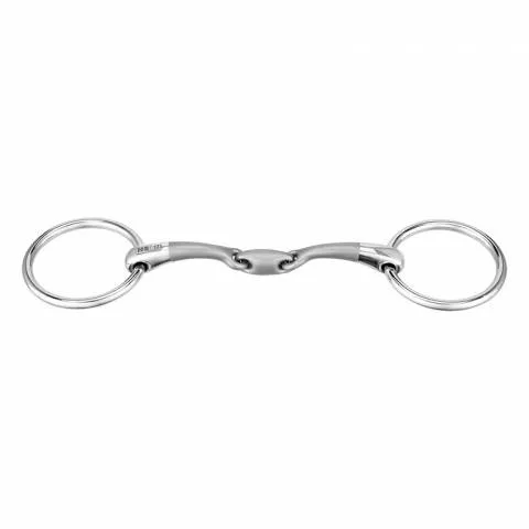 Filet de bride satinox 2 anneaux DB - Sprenger - 125 cm Vente Directe