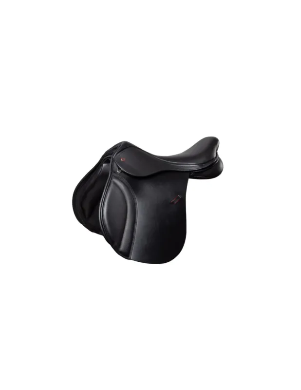 Super Prix Selle T9 Poney Longues Jambes – Thorowgood – Noir – 16&prime; – Vert