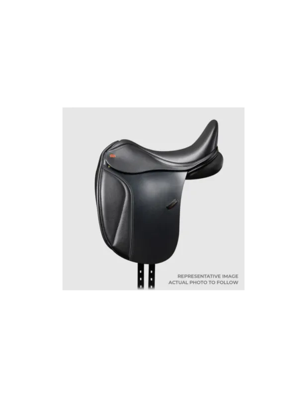 Selle R-Series Dressage – Kent & Masters – Noir – 16&rsquo;5 – Standard – Vert Pas Cher