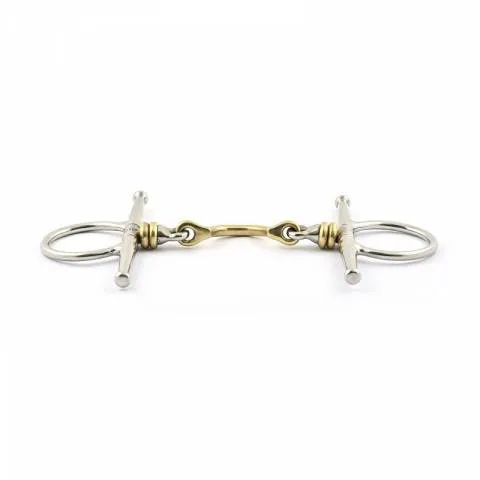 Prix Choc Mors aiguilles double brisure rouleaux avec passage de langue - Jump'in - 125 mm
