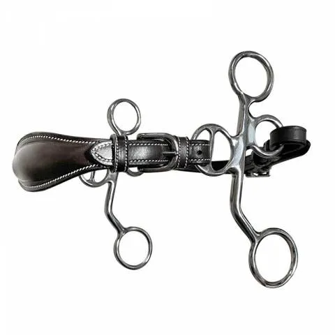 Soldes Hackamore PONEY cuir branches courtes - Jump'in - Havane