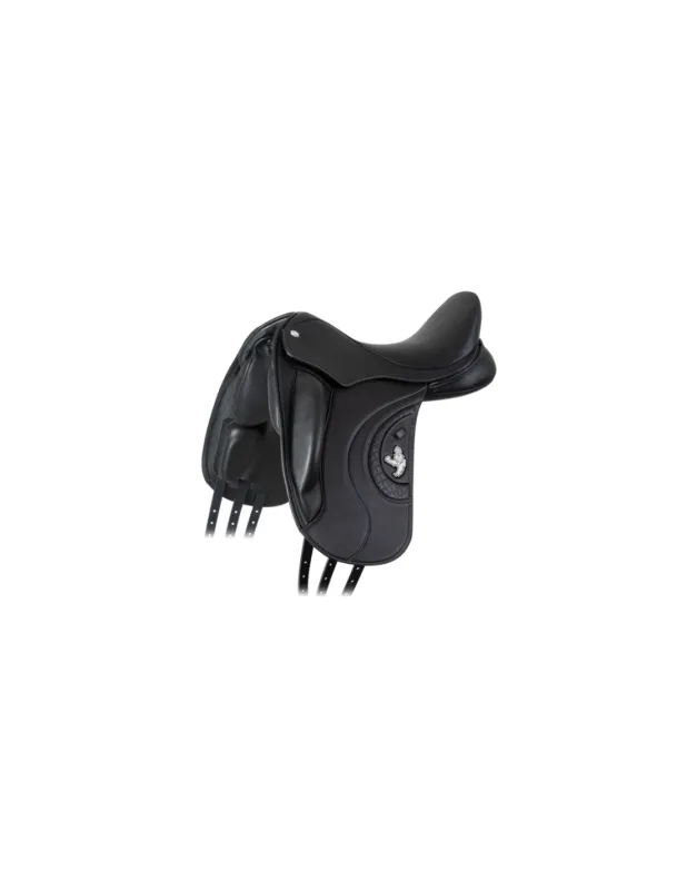 Vente Flash Selle de Dressage World Class I – Fairfax – Noir – 16&rsquo;5 – Avant et Arrire Standard – Vert – Oui – Non