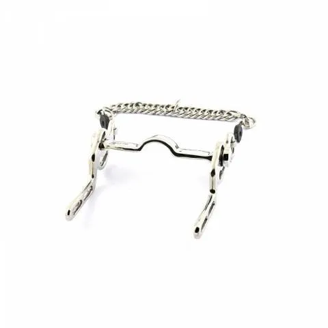 Mors Ashleigh canon plat inclinable - Jump'in - 125 mm Prix Bas