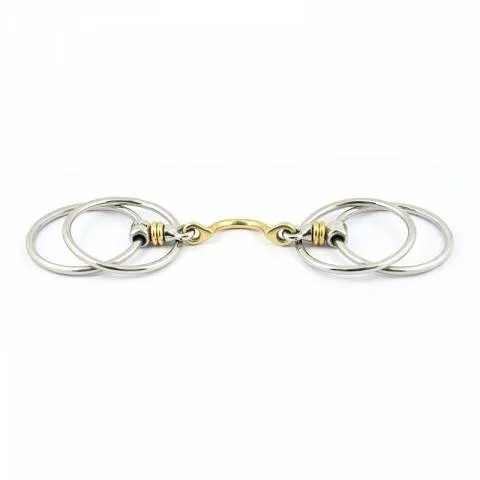 Achat Immdiat Mors quatre anneaux  rouleaux avec passage de langue – Jump&rsquo;in – 125 mm