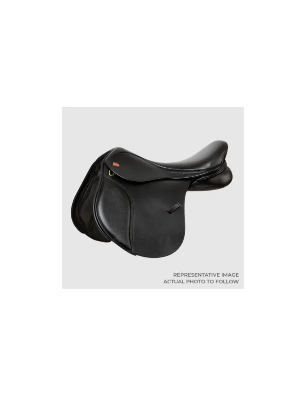 Selle R-Series Pony GP – Kent & Masters – Noir – 15&prime; – Vert Acheter Direct