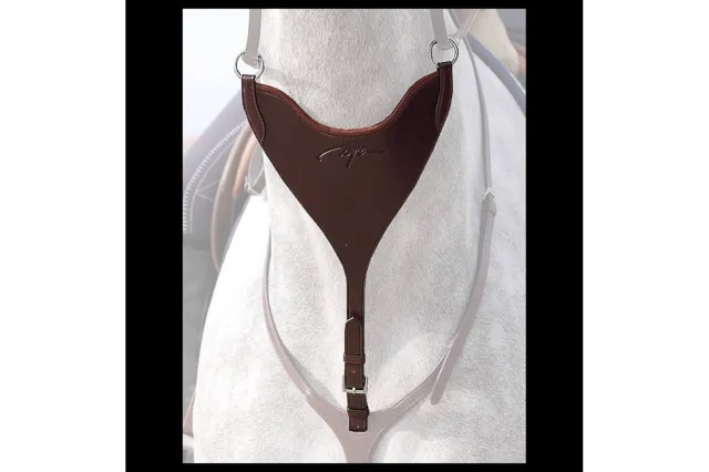 Offre Spciale Fourchette de martingale pleine en cuir rigide - Dy'on - Noir - cheval