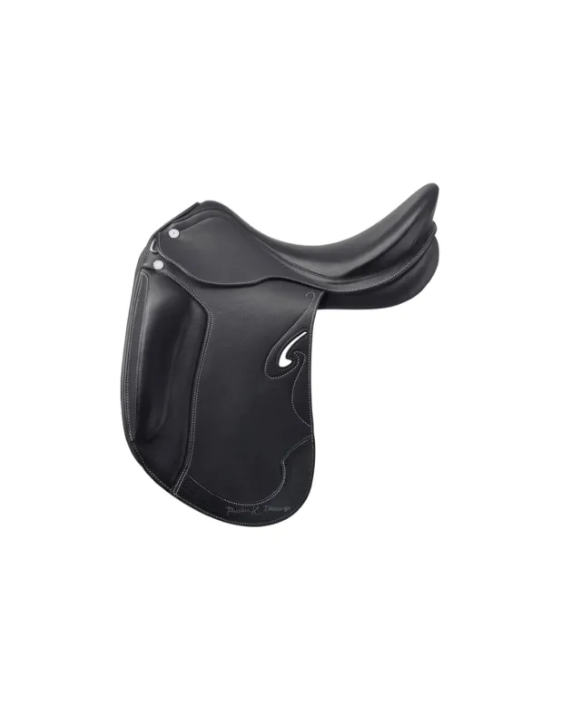 Nouvel Arrivage Selle de Dressage Passion K Dressage - Prestige Italia - Noir - 16'