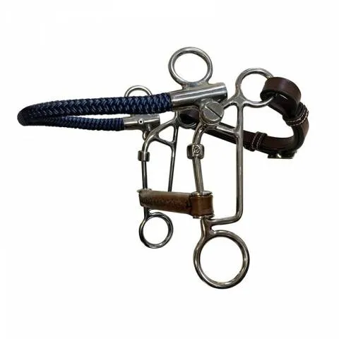 Meilleure Vente Mors Combin cuir rond - Jump'in - 135 mm