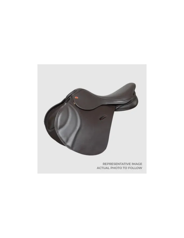 Dernire Chance Selle R-Series Low Wither Jump – Kent & Masters – Noir – 17&prime; – Vert