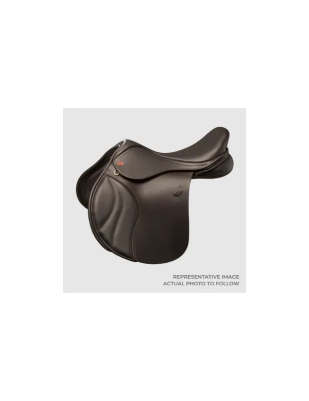 Seulement Aujourdhui Selle R-Series Pony Jump - Kent & Masters - Noir - 15'5 - Vert
