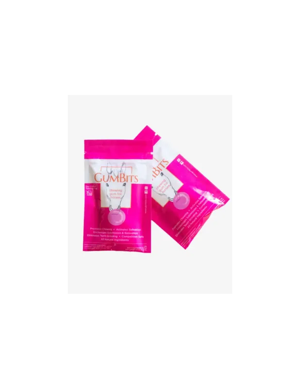 Gumbits - Chewing gum pour chevaux (anti grincement) - 28g Nouvelle Collection