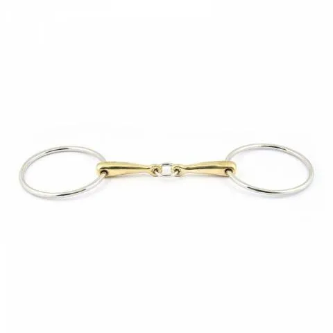 Mors double brisure anneau central - Jump in - 125 mm Retour Gratuit
