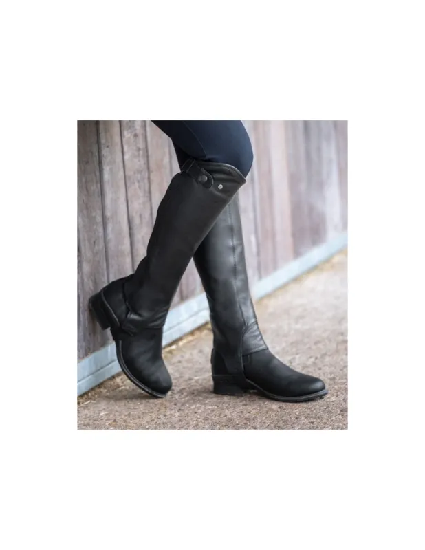 Haute Qualit Chaps en cuir classiques E.L.T – Noir – XS