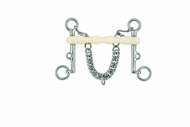Offre Spciale Mors weymouth droit Mullen - Happy Mouth - acier inoxydable - 105 CM