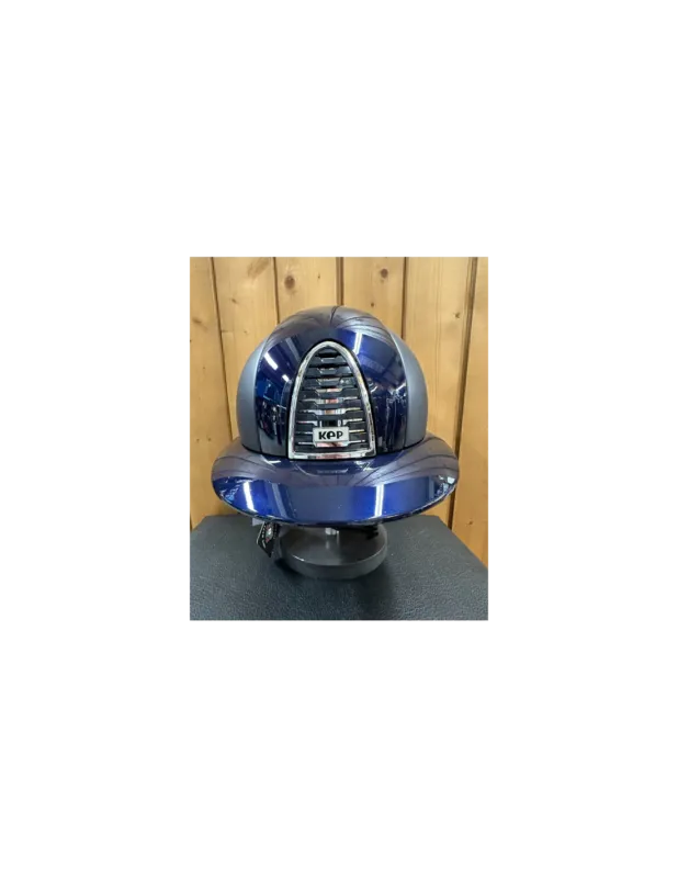 Retour Gratuit Casque Cromo 2.0 Polo Textile/Polish Bleu - 51 - Ovale/Europen