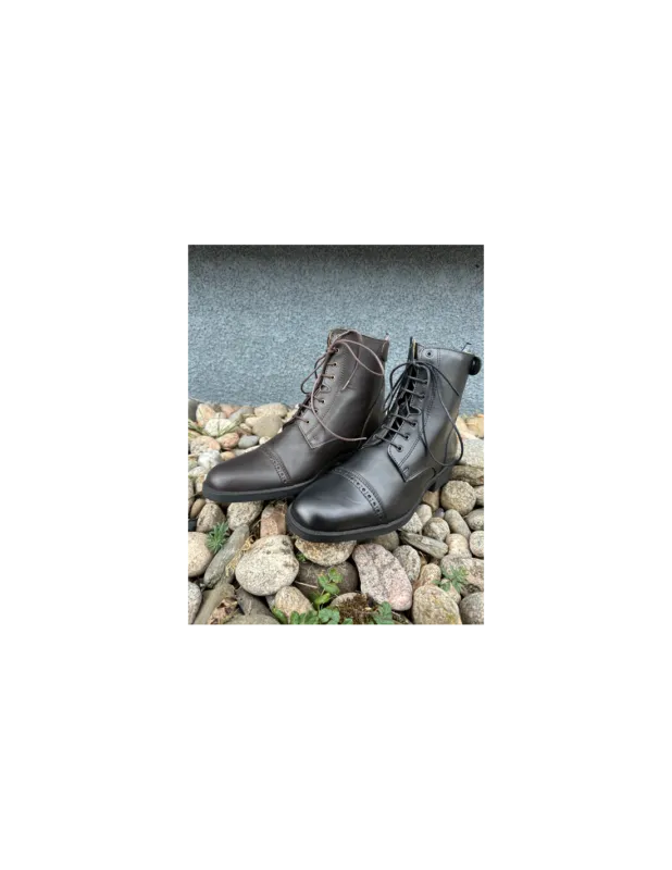 Bon Plan Boots Paddock Lacets – Oxlin – Noir – 36