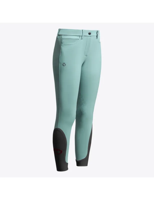 Must-Have Pantalon Fille Color Grip (Vert d&rsquo;eau 5Q00) – Cavalleria Toscana – 12 ans