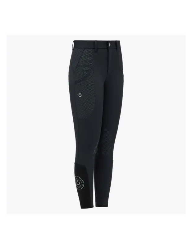Petit Prix Pantalon Fille Inserts Perfors (Noir 7901) – Cavalleria Toscana – 12 ans