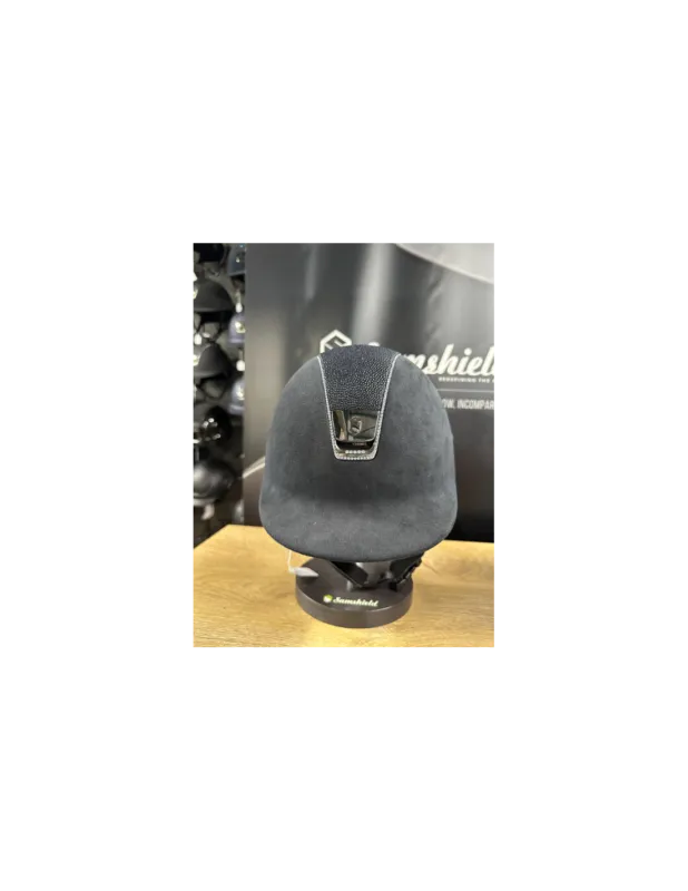 Casque 1.0 Bleu Alcantara Swarovski/Galucha - Samshield - M 55 Super Prix