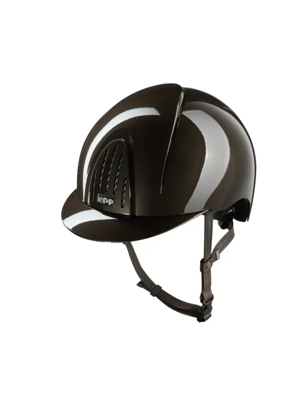 Casque Smart Nova Metal Polish Marron - KEP - 51 - Ovale Meilleure Vente