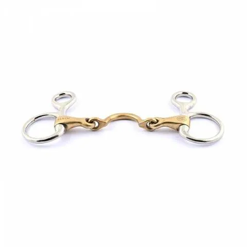 Mors baucher double brisure et passage de langue - Jump in - 125 mm Certifi