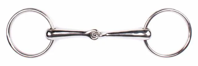Nouvelle Collection Mors deux anneaux inox - QHP - acier inoxydable - 135