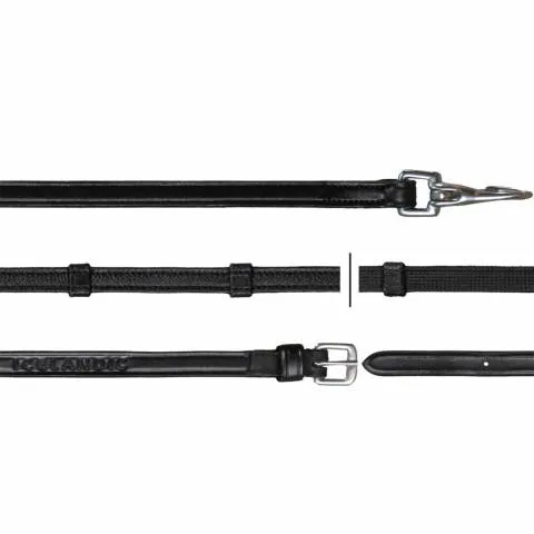 Quantit Limite Rnes Hunter Grip 1/2 avec mousqueton – Dy&rsquo;on – brun – cheval