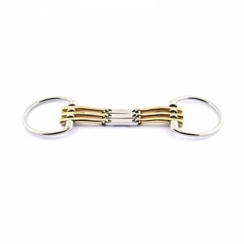 Mors olives triple canons double brisure palette - Jump'in - 125 mm Paiement Scuris