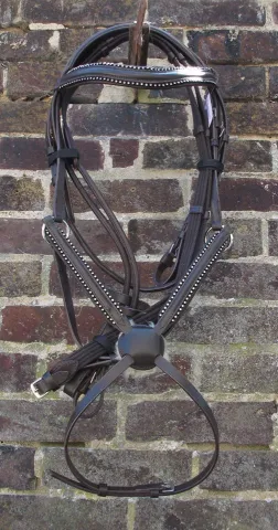 Prix Promo Bridon muserolle croise EquiT - Marron - Full