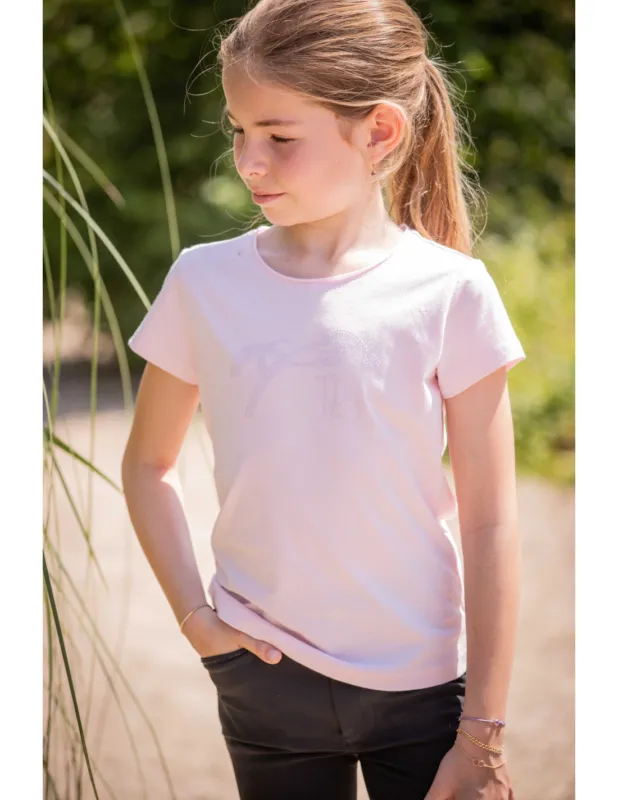 Acheter En Ligne T-Shirt Iconic Strass – Eden by Pnlope – Marine – 10 ans
