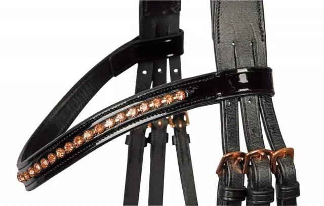 Nouveaut Bridon Rosegold Chique - Harry's Horse - Noir - Poney