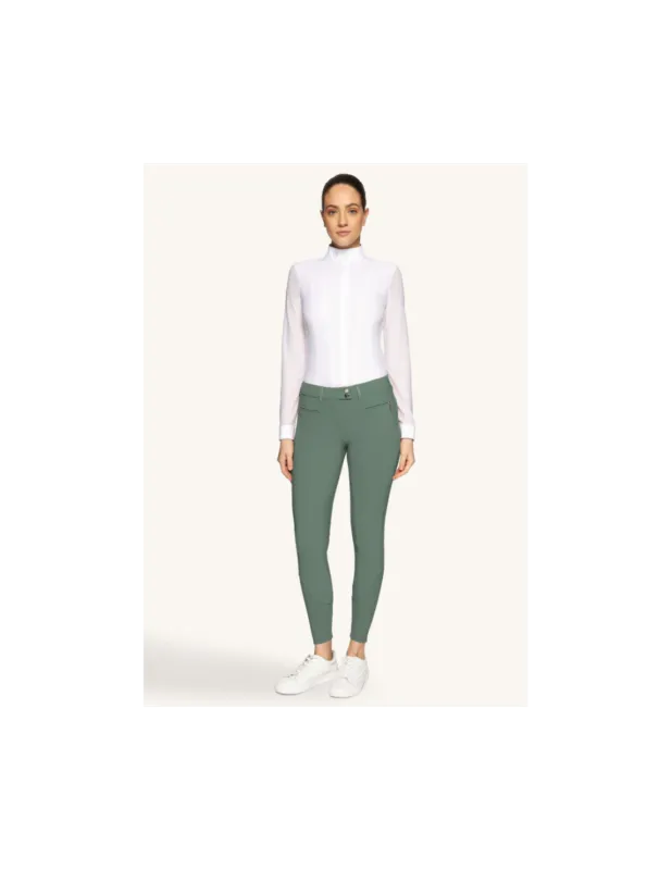 Nouvel Arrivage Pantalon Adele SS26 - Samshield - Pistaccio - 34 - Knee Grip