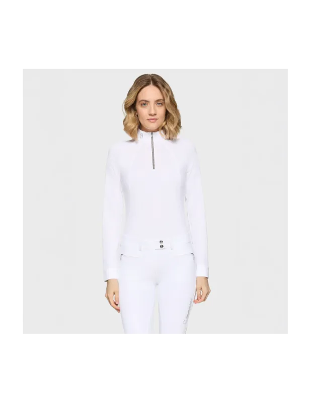 Seulement Aujourdhui Polo Adeline Boreal SS26 – Samshield – White Metal Eclipse – XS